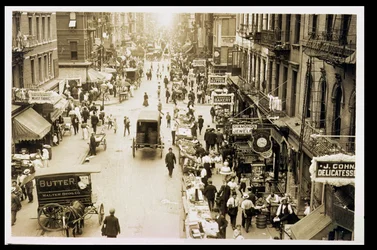 Ostwärts auf den Rivington und Orchard Streets, 1905